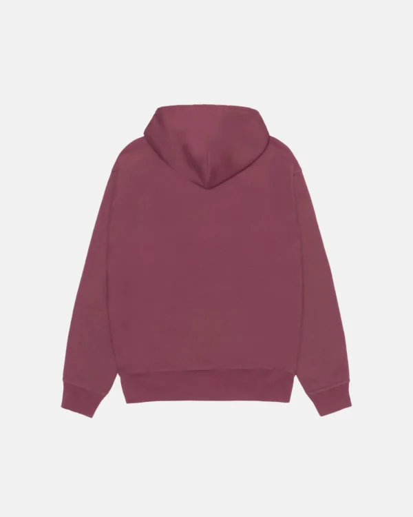 STUSSY GEAR HOODIE OXBLOOD