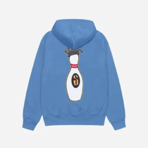 KINGPIN ZIP HOODIE BLUE