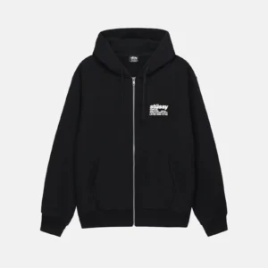 DNA ZIP HOODIE BLACK