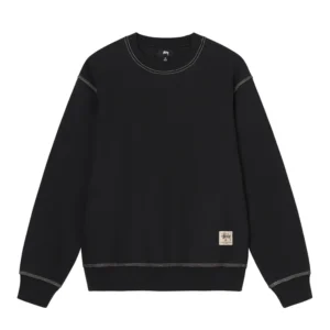 CONTRAST STITCH LABEL CREW