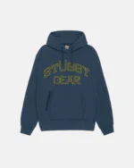 STUSSY GEAR HOODIE BLUE