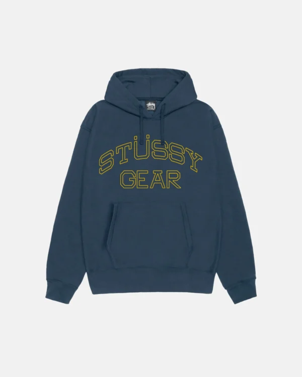 STUSSY GEAR HOODIE BLUE