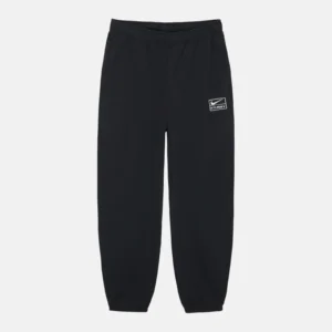 STUSSY NIKE STONE WASHED FLEECE PANT – Black