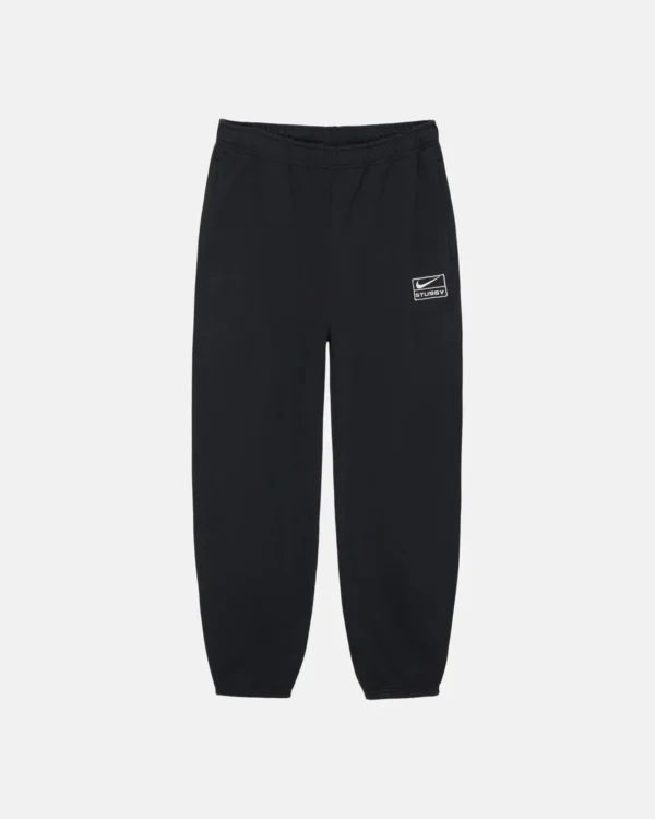 STUSSY NIKE STONE WASHED FLEECE PANT – Black