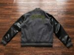 Stussy Big S Letterman Grey Jacket