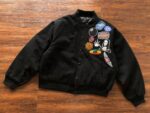 Stussy Souvenir Stadium Bomber Black Jacket